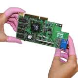 QRP® Qualatex® Cleanroom Anti-Static Pink Latex Finger Cots, Large, 5 Gross (720) per Package redirect to product page