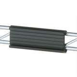 3in Charcoal Gray Label Holder for Quantum Wire Shelves redirect to product page