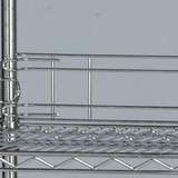36in Back Ledge for Wire Shelf, Chrome redirect to product page