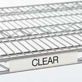12in Clear Label Holder for Quantum Wire Shelves redirect to product page