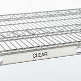 24in Clear Label Holder for Quantum Wire shelves redirect to product page