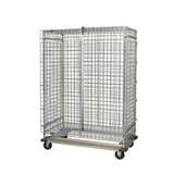 Wire Security Cart, with Dolly Base, 24"W x 60"L x 70"H redirect to product page
