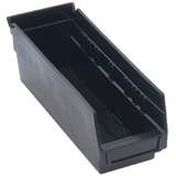 4in Economy Shelf Bin 11-5/8in x 4-1/8in x 4in, Recycled Black, 36 per Case redirect to product page