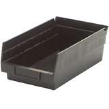 4in Economy Shelf Bin 11-5/8in x 6-5/8in x 4in, Recycled Black, 30 per Case redirect to product page
