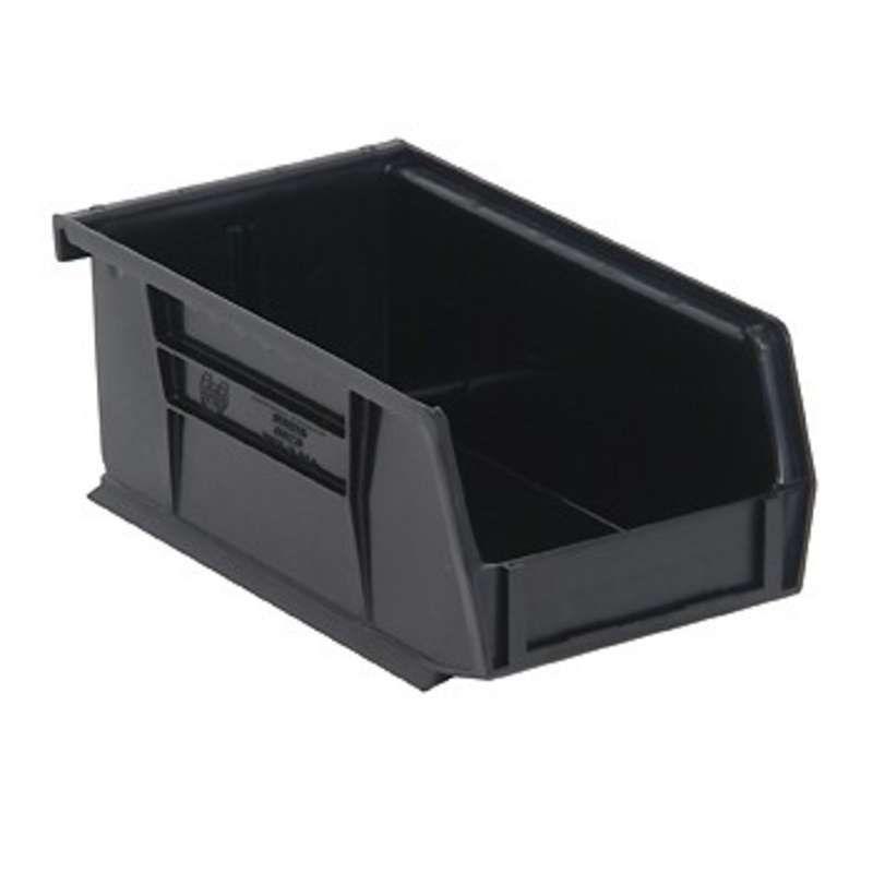 Ultra Stack and Hang Bin, 7-3/8 x 4-1/8 x 3in, Recycled Black, 24 per Case