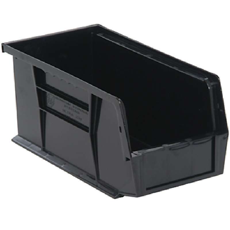 Ultra Stack and Hang Bin, 10-7/8 x 5-1/2 x 5in, Recycled Black, 12 per Case