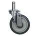 Heavy Duty Swivel Stem Casters, Set of 4, 2 with Swivels, 2 with Brakes, 5" x 1.25