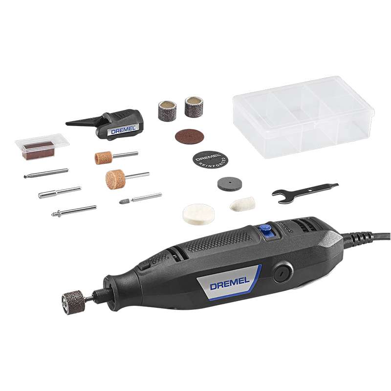 Rotary Tool, 15 Accessories, 1 Attachment, Corded