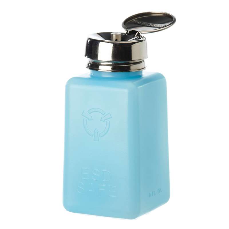 I.C. Solvent Dispenser, ESD-Safe Anti Splash Pump, 8oz