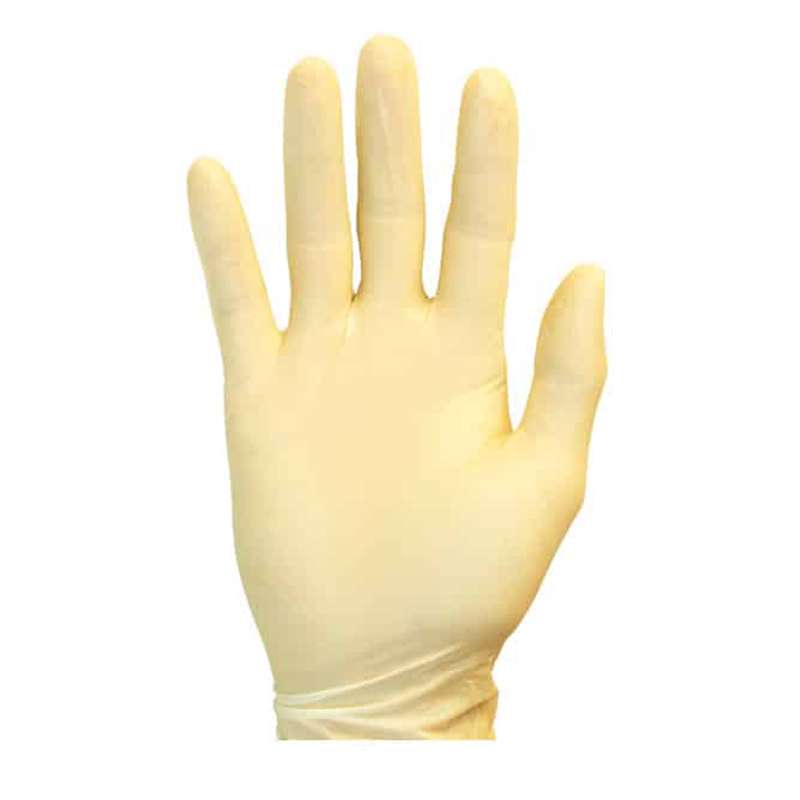 Powder Free Natural Latex Gloves, Large, 5mil, 100/Box, 10 Box/Case