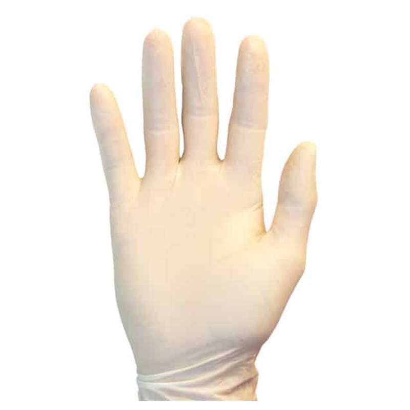 Powder Free Natural Latex Gloves, Medium, 5mil, 100/Box, 10 Box/Case