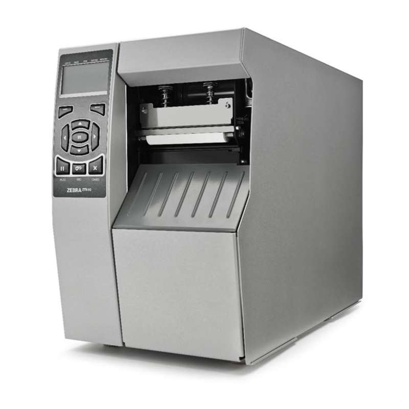 Zebra® ZT510 Industrial Barcode Label Printer, 4", 300 DPI BT Rwind Mono