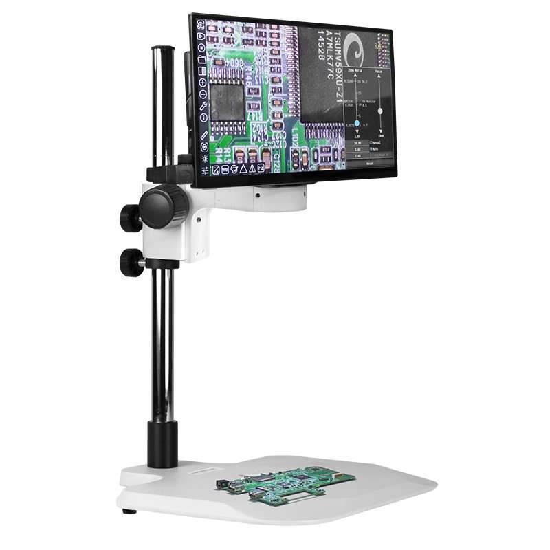 All-One 4K UHD Camera with Touch-Screen Monitor and Post Stand