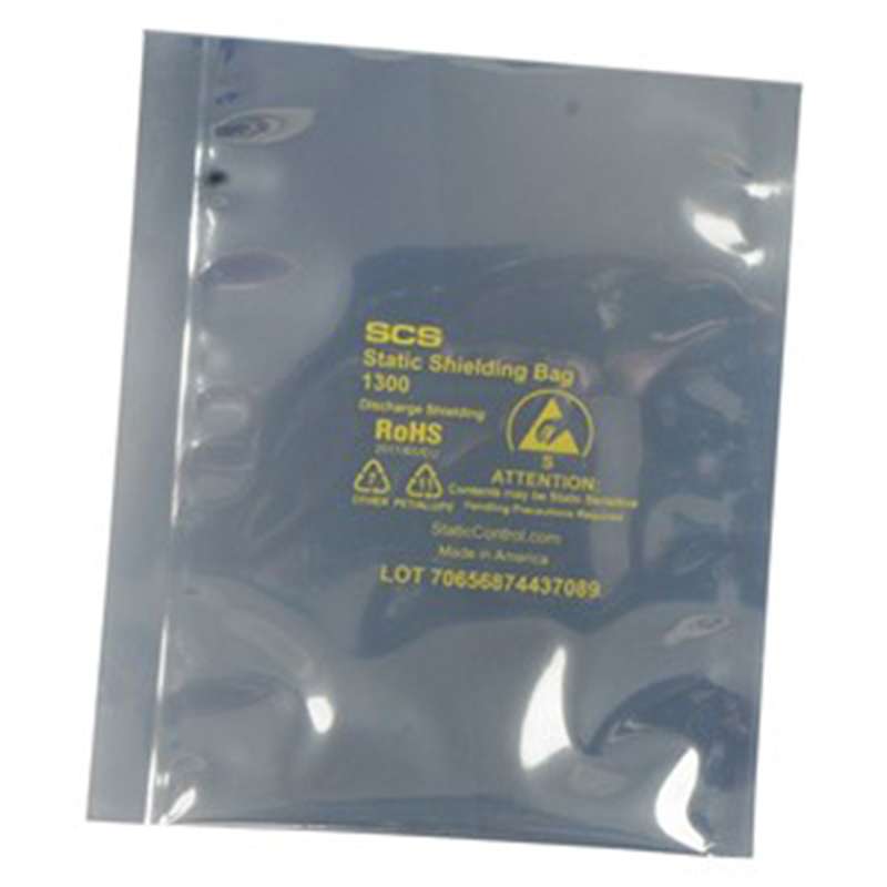 1300 Series Metal-In Static Shielding Bag, 8 x 10", 100 Per Pack
