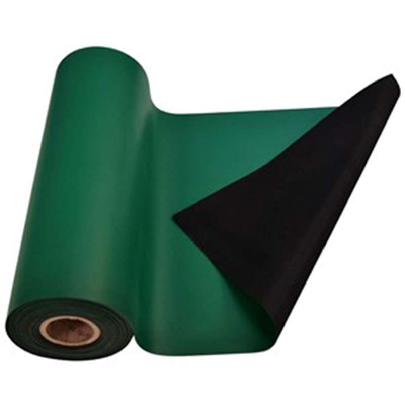 R3 Series, 2-Layer, Diss/Cond Green, Rubber Mat, 30"X50' Roll