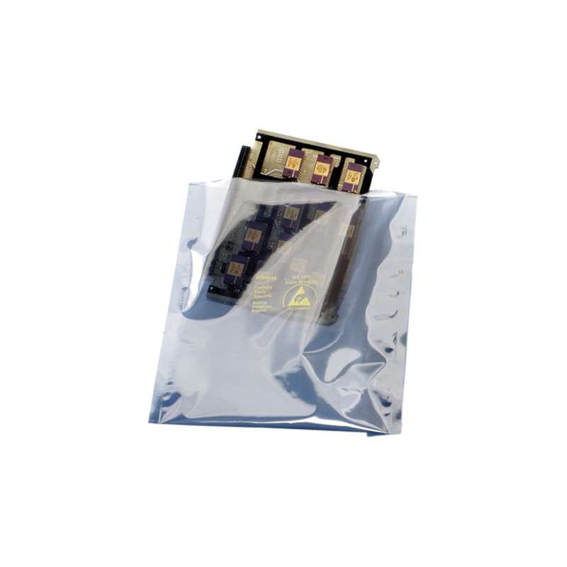 1000 Series 2.8mil Zip Top Metal-In Static Shielding Bag, 2 x 3", 100 per Package