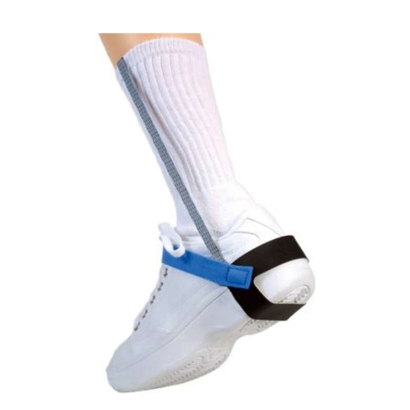 Non-Marking Cup Style Heel Ground with 1" Wide Sole and 1 Megohm Resistor, Blue