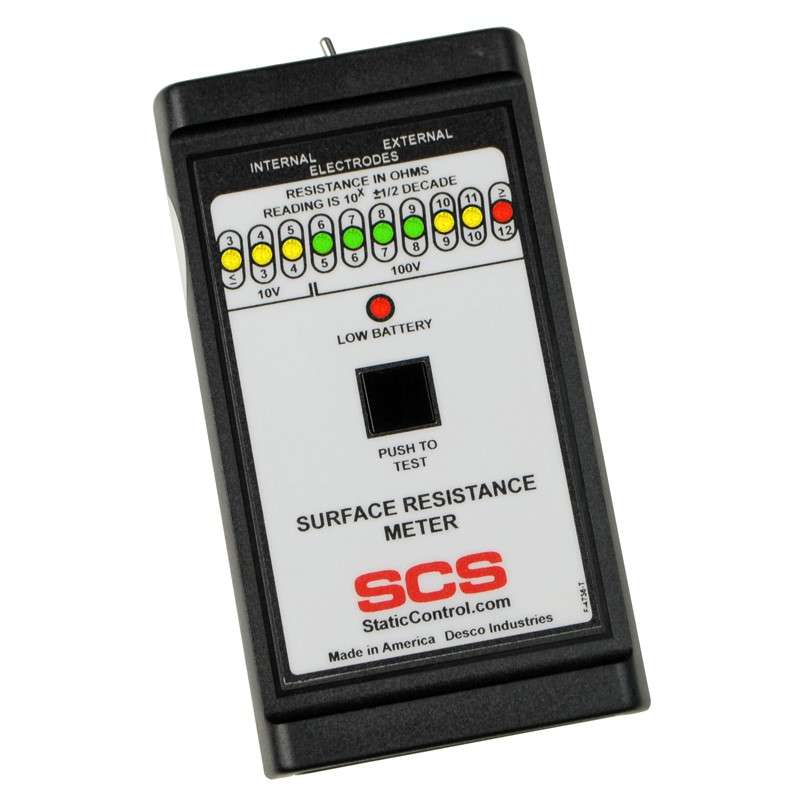 Surface Resistance Meter for Resistance to Ground Measurements