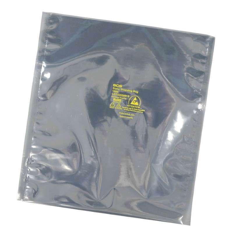 1000 Series 2.8mil Open Top Metal-In Static Shielding Bag, 4 x 6", 100 per Package