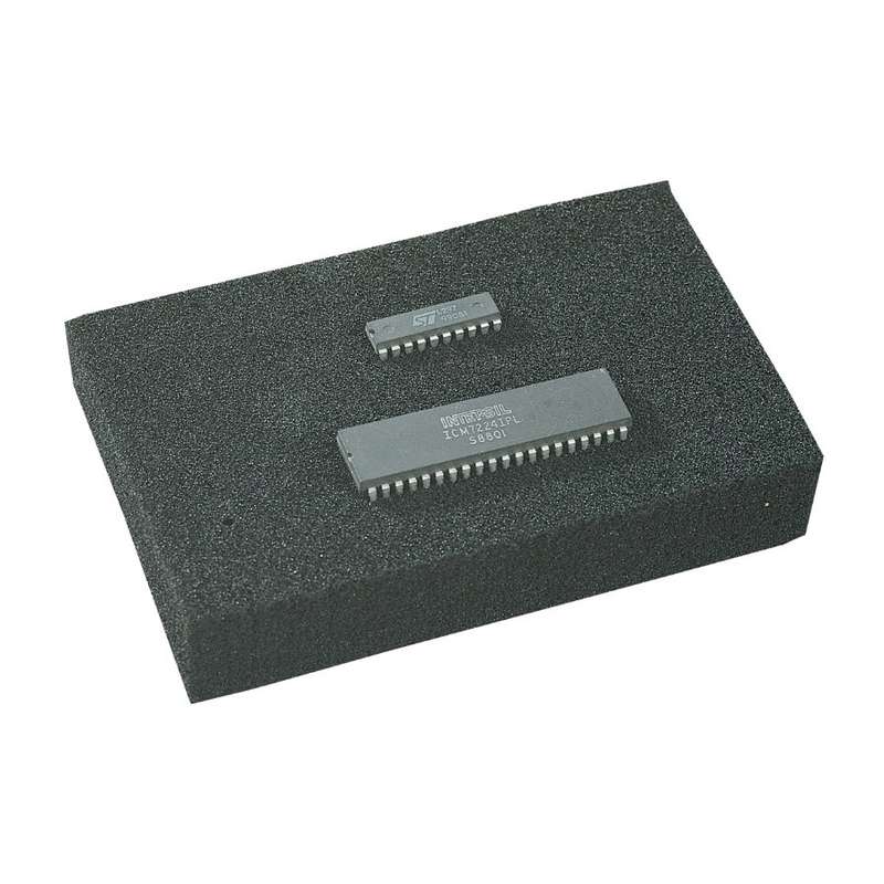 Statfree® Conductive Foam, High Density, 1/2in x 24in x 36in