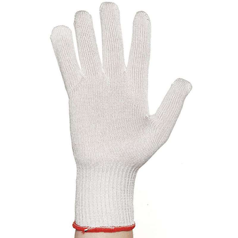 D-Flex® Level 4 Cut Resistant White Light Weight Knit Glove, 1 Glove, Small