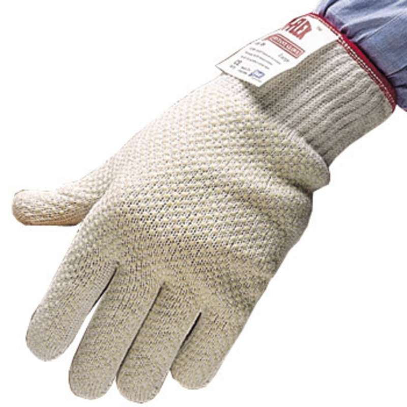 D-Flex® Level 4 Cut Resistant White Light Weight Knit Glove, 1 Glove, Medium