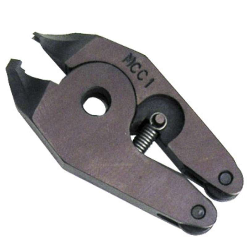 SP Series Cut and Crimp Jaws for Shearing .03" Soft Wire at a 45° Angle .03" Above the PCB Surface