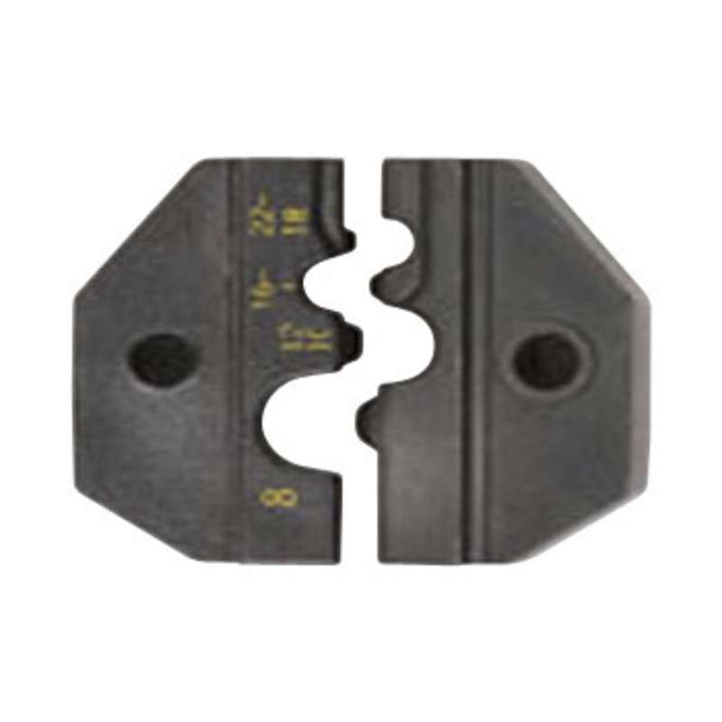 UC Series Crimp Die Set for 22-8 AWG Non-Insulated Ring / Spade / Butt Splice Terminals, and Four Hex Sizes