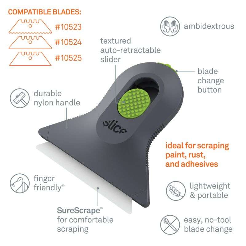 Slice Auto-Retractable Small Scraper