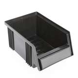 ESD Stacking Bin - BLACK - 6.49"Dx4.13"Wx2.95"H O.D., Case of 60 Bins redirect to product page