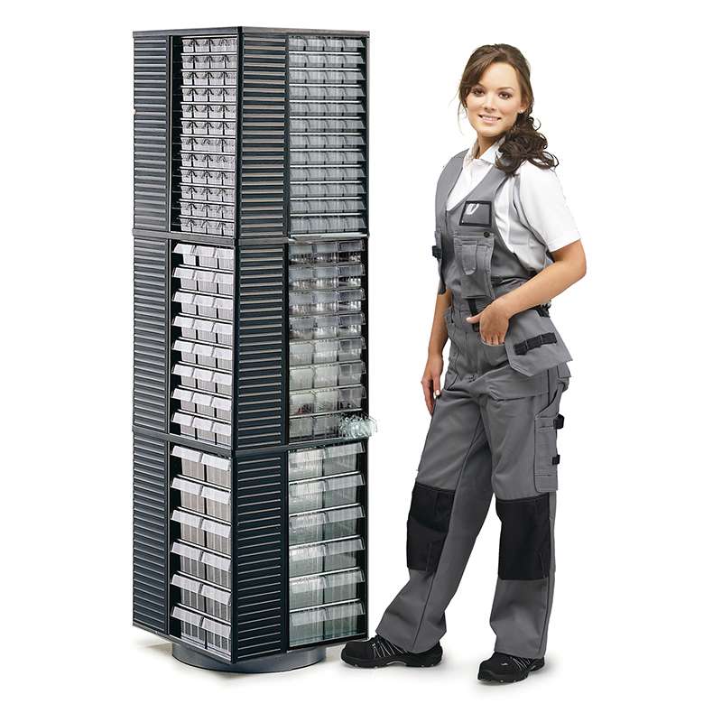 ESD Spacemiser - Holds 12 qty 551-4ESD or 554-4ESD Small Parts Cabinets (sold separately)