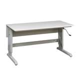 Concept™ Series Non-ESD Hand Crank Work Table Frame With Grey Laminate Work Surface 30"D x 60"W redirect to product page