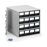 ESD-Safe Treston® Storage Cabinet, 16 Drawer, 11.81"D x 15.74"W x 15.55"H redirect to product page