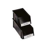ESD-Safe Polypropylene Treston® Stacking Bin, 15.74"D x 7.32"W x 6.14"H, Case of 24 Bins redirect to product page
