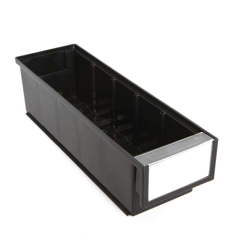 ESD-Safe Polypropylene Treston® Shelf Bins, 11.81"D x 3.62"W x 3.22"H, Case of 30 Bins