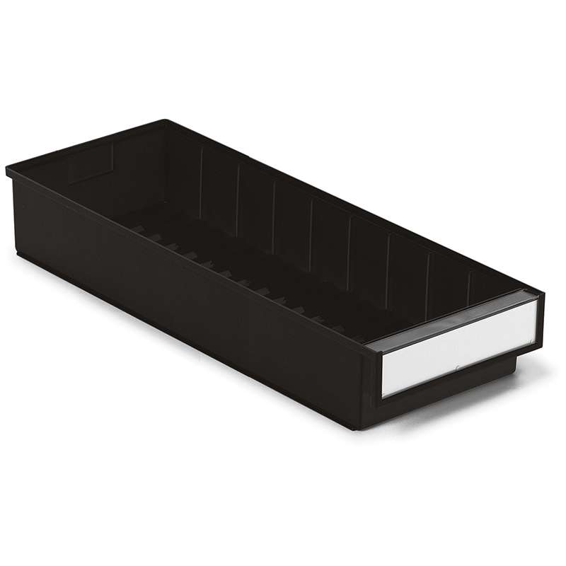 ESD-Safe Polypropylene Treston® Shelf Bins, 19.68"D x 7.32"W x 3.22"H, Case of 15 Bins