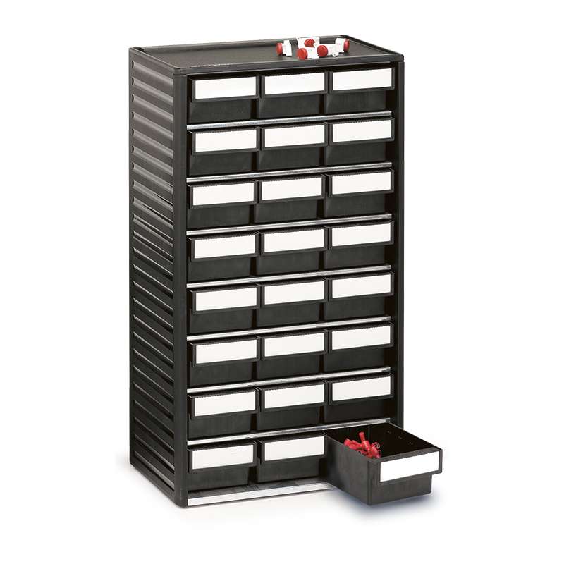ESD-Safe Treston® Small Parts Storage Cabinet, 24 Drawers, 7.08"D x 12.2"W x 21.65"H