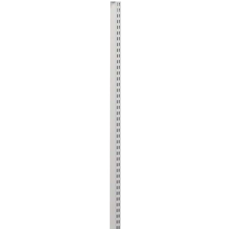 Single Slotted Upright, 63", Light Grey