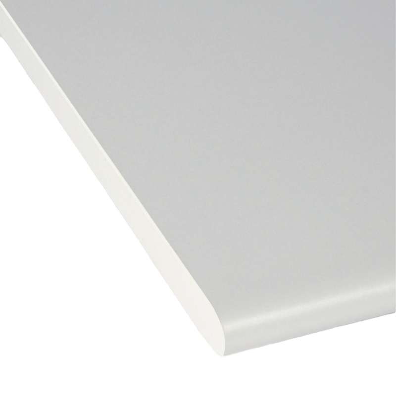 Cornerstone™, Non-ESD Laminate Postformed Worksurface W/180 Degree Front Comfort Edge, 30"D x 72"W, Grey