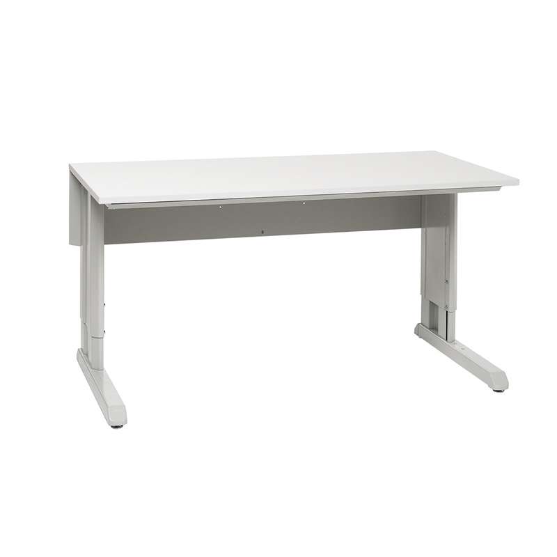 ESD-Safe Concept Series Manual Work Table Frame with ESD Grey Laminate Work Surface, 48"W x 30"D