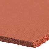 R10480S Soft Grade Silicone PSA Rubber Sponge Sheet, Red, 0.50 x 36 x 36" redirect to product page
