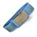 Elastic Adjustable Blue Wrist Strap with 4mm Snap and 10' Coil Cord with Alligator clip