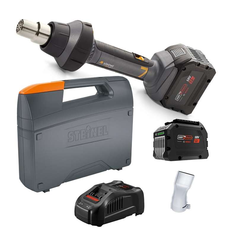 Mobile Heat 7 Roofing Kit, 18V, 1000 W, with 2 Batteris, Case and Charger