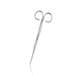 High Precision Scissors, Hardened Inox Steel, Straight Round Fine Tips, Overall Length 4.48