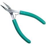 Long Nose Thin Head Fine Point ESD Plier with Serrated Jaw, 5.25" redirect to product page