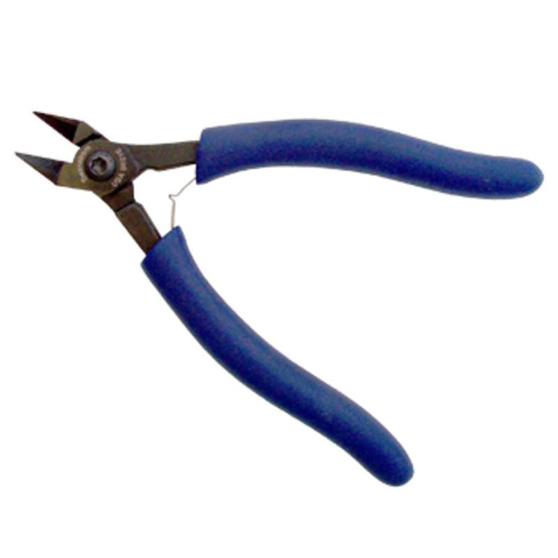ESD-Safe Slim Tapered Head Flush Cutters with Cushion Grip Handles, 6-3/8" Long
