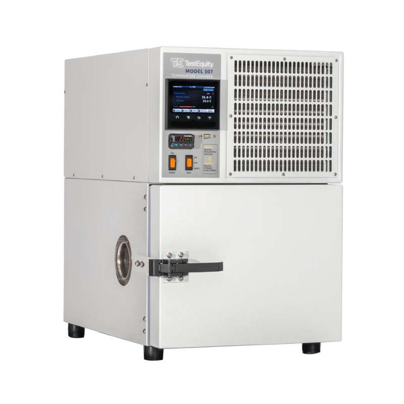 TE-107 Benchtop Temperature Chamber, 0.7 Cu Ft, -42 to 130 C, 120V/60Hz, 1PH, TE-1000 Series