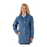 ESD-Safe Econoshield Coat in ECX-500 Material, Royal Blue, Small, 33" Long redirect to product page