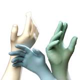 TN1200 Series Nitrile Glove Blue, Class 10, 5MiL, Medium, 1000 per case redirect to product page