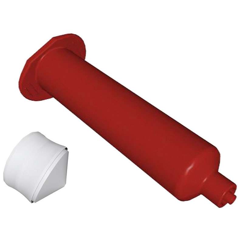 Syringe Barrel, D/Amber, Wiper Piston White, 30cc, 50 per Package, 700 Series